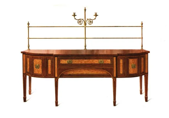 Framed Print : Satinwood and Mahogany Sideboard, 1907 (1908). Creator: Shirley Slocombe Framed Print : Satinwood and Mahogany Sideboard, 1907 (1908). Creator: Shirley Slocombe