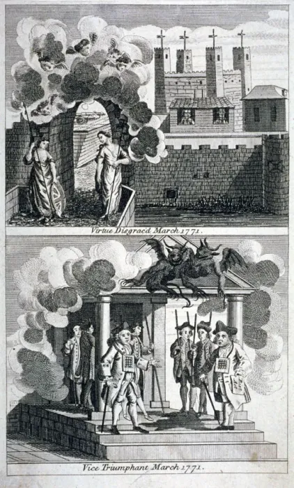 Framed Print : Satire, 1771 Framed Print : Satire, 1771