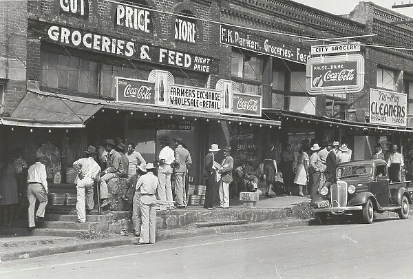 Saturday afternoon- San Augustine, Texas, 1939. Creator: Russell Lee
