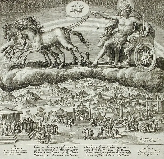 Framed Print : Saturn, c1585. Creator: Johann Sadeler I Framed Print : Saturn, c1585. Creator: Johann Sadeler I