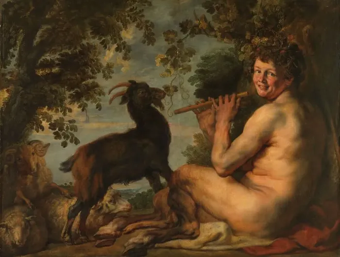 Framed Print : A Satyr, c.1630-c.1635. Creator: Jacob Jordaens Framed Print : A Satyr, c.1630-c.1635. Creator: Jacob Jordaens