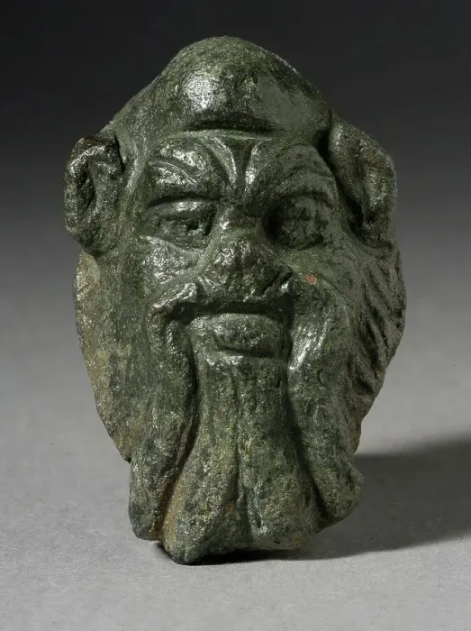 Framed Print : Satyr Head, Greco-Roman Period (300 BCE-200 CE). Creator: Unknown Framed Print : Satyr Head, Greco-Roman Period (300 BCE-200 CE). Creator: Unknown