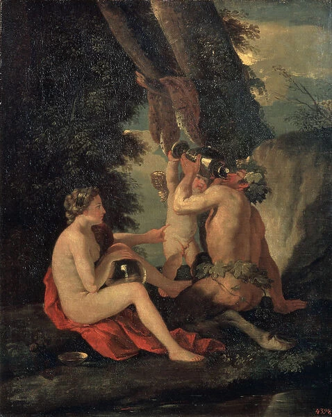 Satyr and Nymph, c. 1630. Artist: Nicolas Poussin