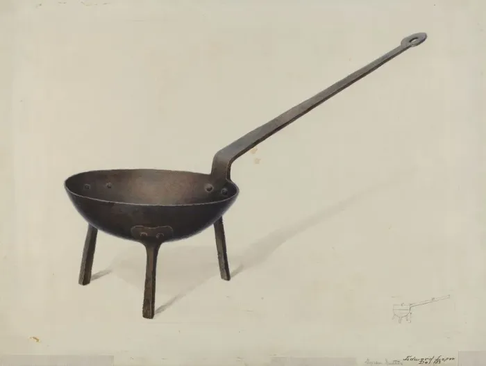 Framed Print : Sauce Pan, c. 1937. Creator: Edward L Loper Framed Print : Sauce Pan, c. 1937. Creator: Edward L Loper