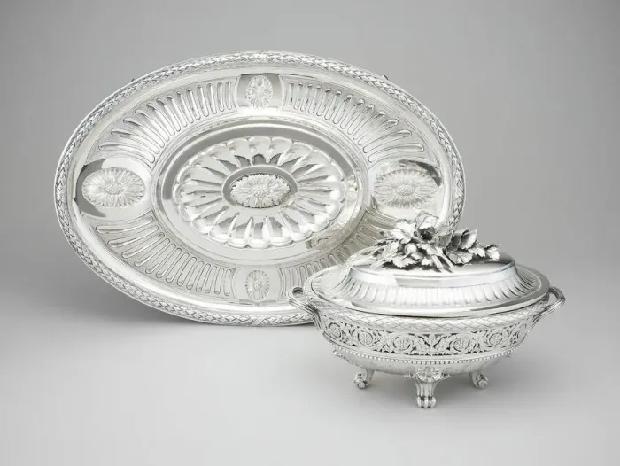 Framed Print : Sauce Tureen, Liner and Stand, Vienna, 1781 / 82. Creator: Joseph Ignaz Würth Framed Print : Sauce Tureen, Liner and Stand, Vienna, 1781 / 82. Creator: Joseph Ignaz Würth