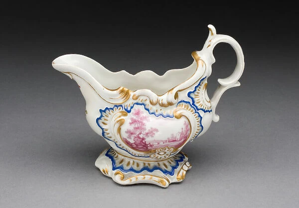 Sauceboat, Plymouth, City of, c. 1770. Creator: Plymouth Porcelain Factory