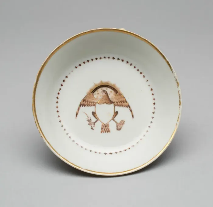 Framed Print : Saucer, 1775 / 1800. Creator: Unknown Framed Print : Saucer, 1775 / 1800. Creator: Unknown