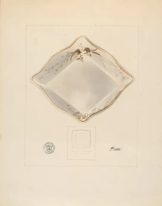 Framed Print : Saucer, c. 1937. Creator: Joseph Sudek Framed Print : Saucer, c. 1937. Creator: Joseph Sudek