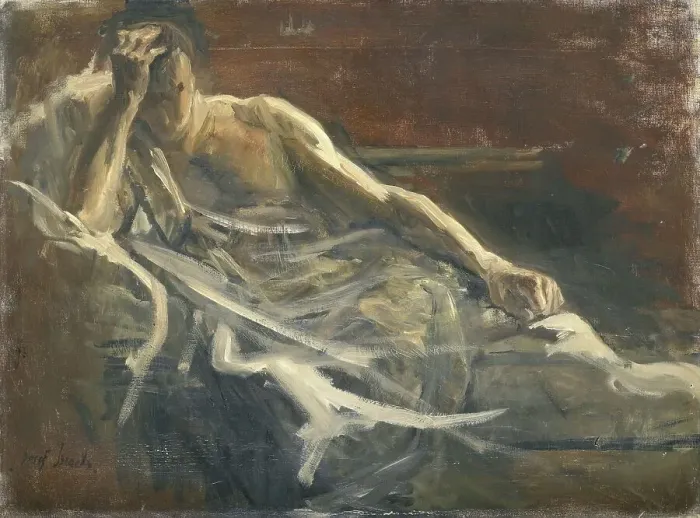 Framed Print : Saul, 1899. Creator: Jozef Israels Framed Print : Saul, 1899. Creator: Jozef Israels