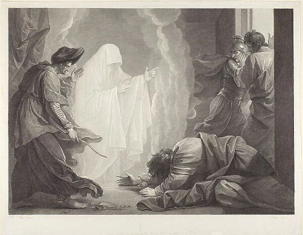 Saul and the Witch of Endor, 1788. Creator: William Sharp