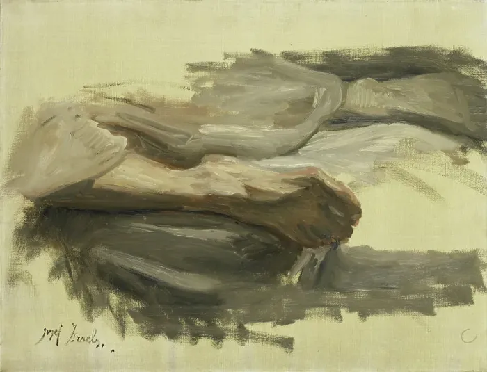 Framed Print : Saul's Legs, 1899. Creator: Jozef Israels Framed Print : Saul's Legs, 1899. Creator: Jozef Israels