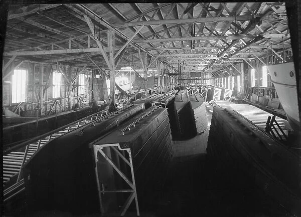 Saunders Shipyard (Interior), Cowes, 1938. Creator: Kirk & Sons of Cowes