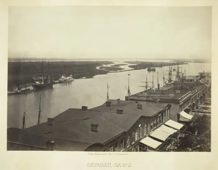 Framed Print : Savannah, GA, No. 2, 1866. Creator: George N. Barnard Framed Print : Savannah, GA, No. 2, 1866. Creator: George N. Barnard