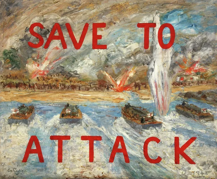 Framed Print : 'Save to attack', 1943. Creators: Unknown, Central Office of Information Framed Print : 'Save to attack', 1943. Creators: Unknown, Central Office of Information