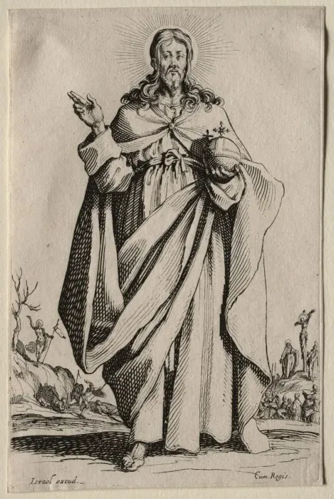 Framed Print : The Savior. Creator: Jacques Callot (French, 1592-1635) Framed Print : The Savior. Creator: Jacques Callot (French, 1592-1635)