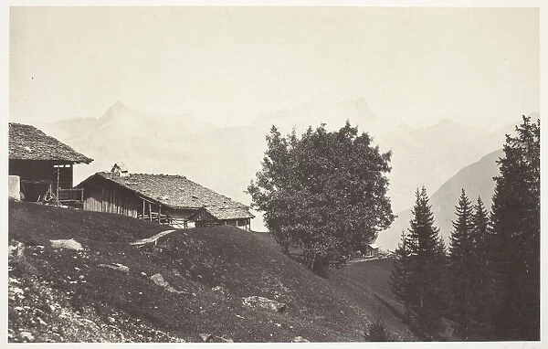 Savoie 47, Le Buet et les Rochers de Fis, 1856  /  63. Creator: Auguste-Rosalie Bisson