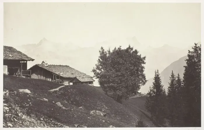 Framed Print : Savoie 47, Le Buet et les Rochers de Fis, 1856 / 63. Creator: Auguste-Rosalie Bisson Framed Print : Savoie 47, Le Buet et les Rochers de Fis, 1856 / 63. Creator: Auguste-Rosalie Bisson