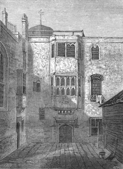 Framed Print : The Savoy, 1815 (1897). Artist: John Preston Neale Framed Print : The Savoy, 1815 (1897). Artist: John Preston Neale
