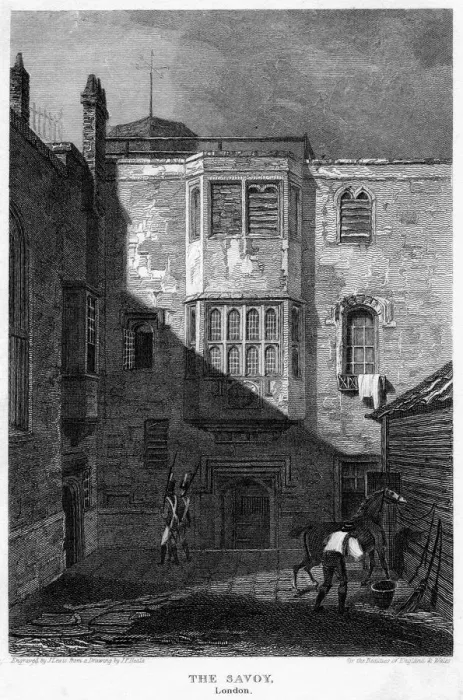 Framed Print : The Savoy, London, 1815. Artist: J Lewis Framed Print : The Savoy, London, 1815. Artist: J Lewis
