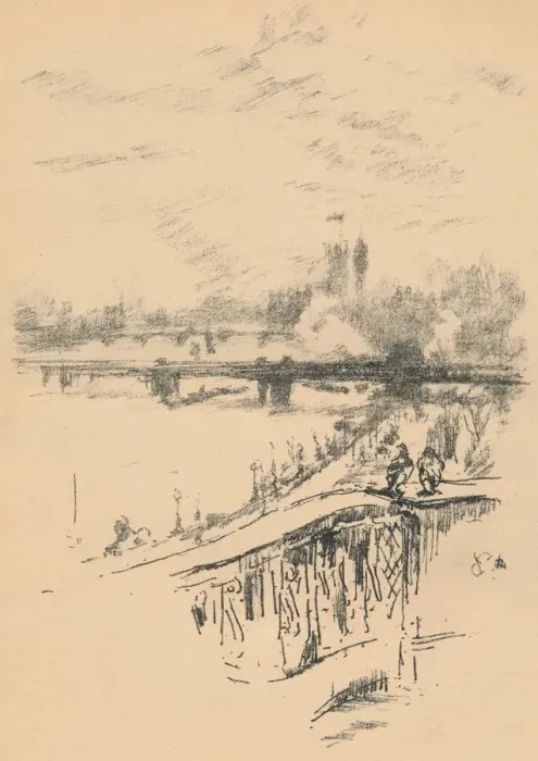 Framed Print : Savoy Pigeons, 1896, (1898). Artist: James Abbott McNeill Whistler Framed Print : Savoy Pigeons, 1896, (1898). Artist: James Abbott McNeill Whistler
