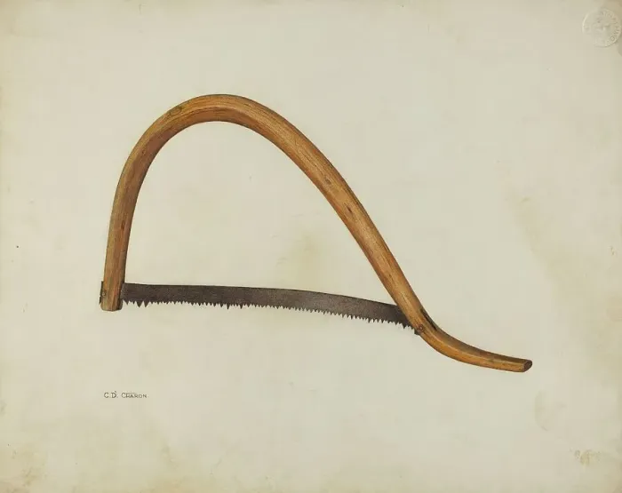 Framed Print : Saw, c. 1940. Creator: Charles Charon Framed Print : Saw, c. 1940. Creator: Charles Charon