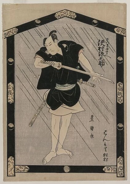 Sawamura Gennosuke as Satsuma Gengobei, c. 1805. Creator: Utagawa Toyokuni (Japanese, 1769-1825)