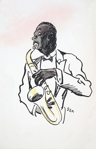 Saxophone Player, from White Bottoms pub. 1927