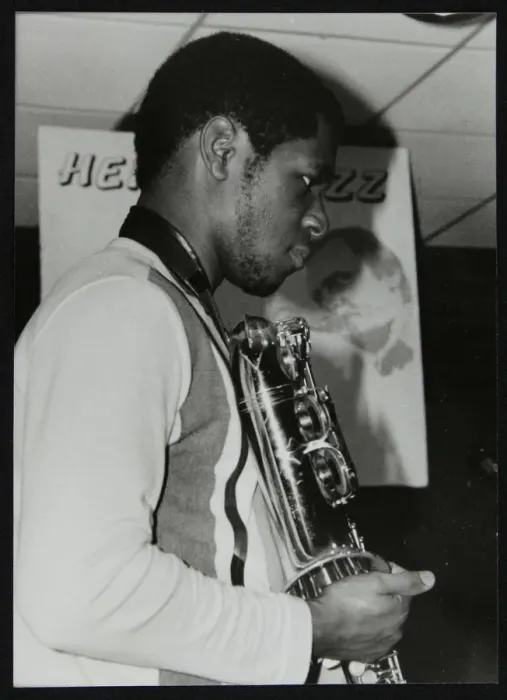 Framed Print : Saxophonist Nathaniel Facey at The Fairway, Welwyn Garden City, Hertfordshire, 25 January 2004 Framed Print : Saxophonist Nathaniel Facey at The Fairway, Welwyn Garden City, Hertfordshire, 25 January 2004