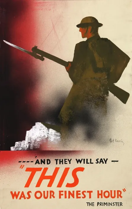 Framed Print : And they will say - 'This was our finest hour' The PriMinster, WWII poster, between 1939 & 1946 Framed Print : And they will say - 'This was our finest hour' The PriMinster, WWII poster, between 1939 & 1946