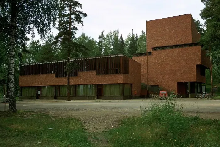 Framed Print : Saynatsalo Town Hall, 1940s. Artist: Alvar Aalto Framed Print : Saynatsalo Town Hall, 1940s. Artist: Alvar Aalto