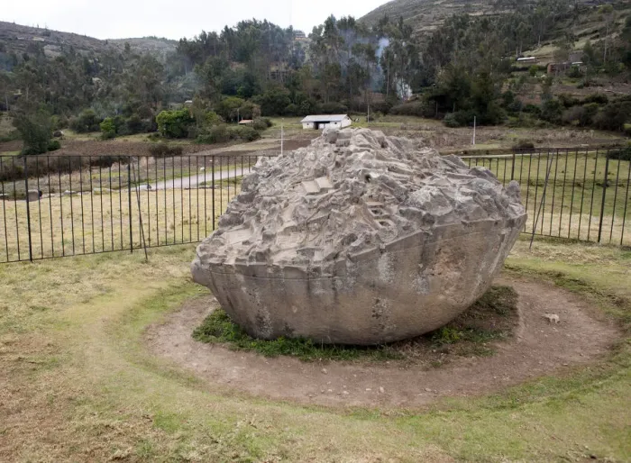 Framed Print : Saywite Monolith, Abancay, Peru, 2015. Creator: Luis Rosendo