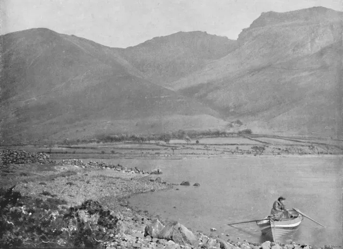 Framed Print : Scafell and Scafell Pike, c1896. Artist: Green Brothers Framed Print : Scafell and Scafell Pike, c1896. Artist: Green Brothers