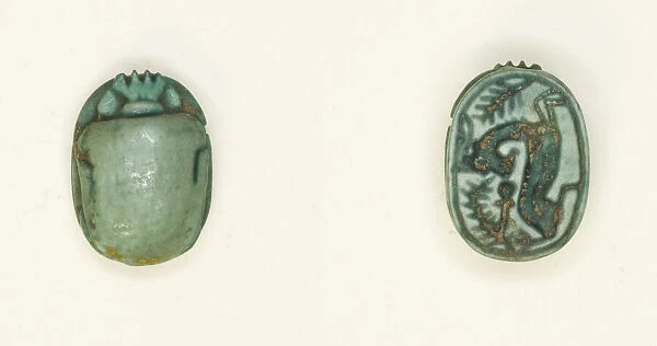 Scarab: Antelope with Foliage (sw.t-plant) Motif, Egypt