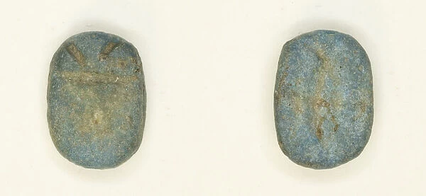 Scarab: Central Cable (?), Egypt, Second Intermediate Period (