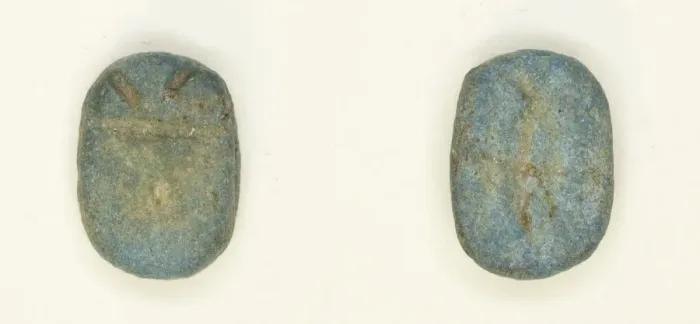 Framed Print : Scarab: Central Cable (?), Egypt, Second Intermediate Period ( Framed Print : Scarab: Central Cable (?), Egypt, Second Intermediate Period (