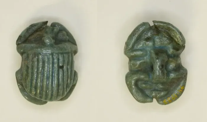 Framed Print : Scarab, Egypt, Late Period, Dynasty 26 (664-525 BCE). Creator: Unknown Framed Print : Scarab, Egypt, Late Period, Dynasty 26 (664-525 BCE). Creator: Unknown