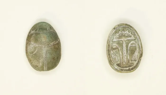 Framed Print : Scarab: Floral Motif, Egypt, Second Intermediate Period - early New Kingdom Framed Print : Scarab: Floral Motif, Egypt, Second Intermediate Period - early New Kingdom