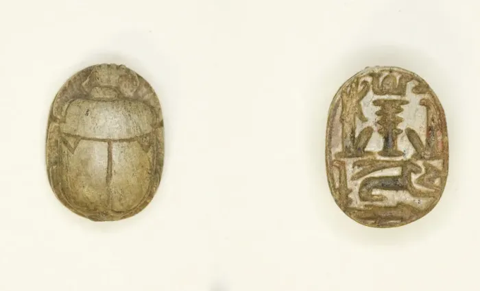 Framed Print : Scarab: Gods and Hieroglyphs, Egypt, New Kingdom-Late Period Framed Print : Scarab: Gods and Hieroglyphs, Egypt, New Kingdom-Late Period