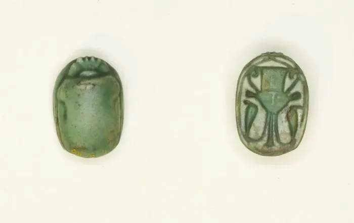 Framed Print : Scarab: Hathor Sistrum, Egypt, New Kingdom, Dynasty 18 (about 1550-1295 BCE) Framed Print : Scarab: Hathor Sistrum, Egypt, New Kingdom, Dynasty 18 (about 1550-1295 BCE)