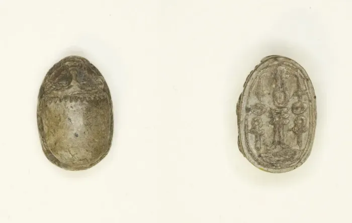 Framed Print : Scarab: Hieroglyphs (swt, nfr, Dd, anx, nb), Egypt, Middle Kingdom-Second Intermediate Framed Print : Scarab: Hieroglyphs (swt, nfr, Dd, anx, nb), Egypt, Middle Kingdom-Second Intermediate