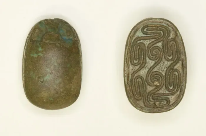 Framed Print : Scarab: Interlocking Scrolls and Spirals, Egypt, Second Intermediate Period, Dynasty 15 Framed Print : Scarab: Interlocking Scrolls and Spirals, Egypt, Second Intermediate Period, Dynasty 15