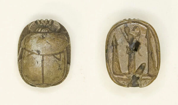 Scarab: King and Hieroglyphs, Egypt, New Kingdom-Late Period
