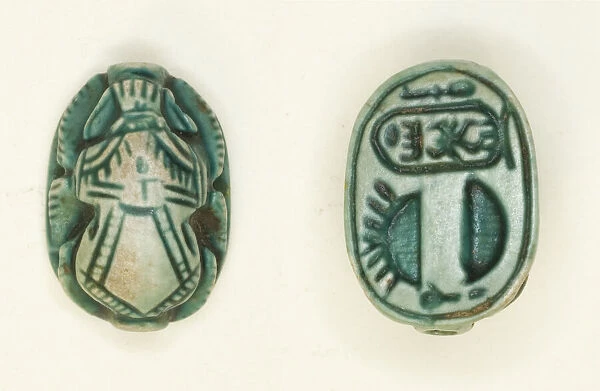 Scarab: Menkheperura (Thutmose IV), Egypt, New Kingdom, Dynasty 18, Reign of Thutmose IV