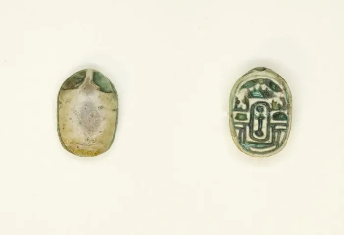 Framed Print : Scarab: Nefera with Hieroglyphs (kA-signs, xaw), Egypt, Middle Kingdom-Second Framed Print : Scarab: Nefera with Hieroglyphs (kA-signs, xaw), Egypt, Middle Kingdom-Second