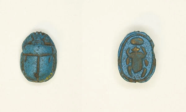 Scarab: Scarab Beetle with Sun Disc, Egypt, Second Intermediate Period