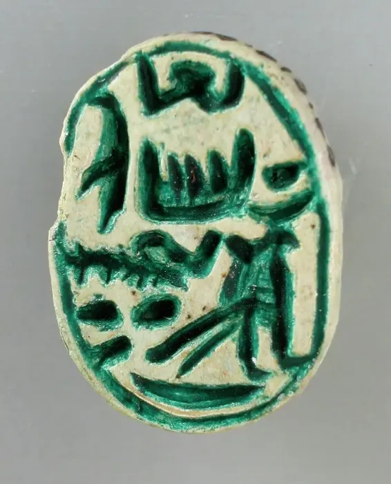 Framed Print : Scarab of Seti I (image 2 of 2), Reign of Seti I (1314-1304). Creator: Unknown Framed Print : Scarab of Seti I (image 2 of 2), Reign of Seti I (1314-1304). Creator: Unknown