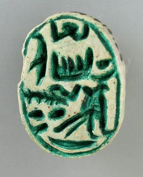 Scarab of Seti I (image 2 of 2), Reign of Seti I (1314-1304). Creator: Unknown