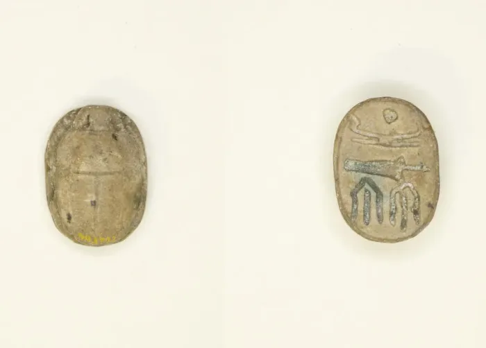 Framed Print : Scarab: Wish Formula, Egypt, Third Intermediate Period, Dynasties 21-25