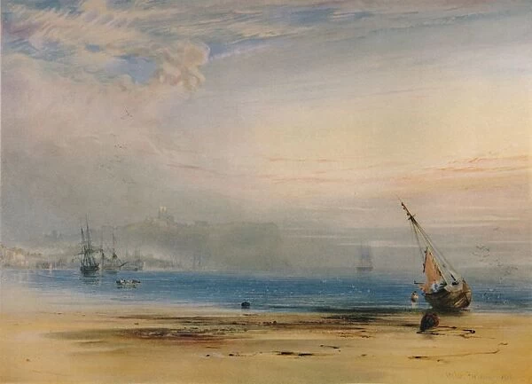 Scarborough from across the Bay, 1850, (1935). Artist: Anthony Vandyke Copley Fielding