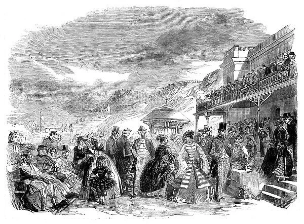 Scarborough Spa - from a sketch by Miss Claxton, 1858. Creator: Unknown